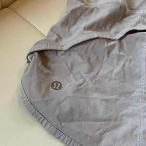 White Lululemon shorts
